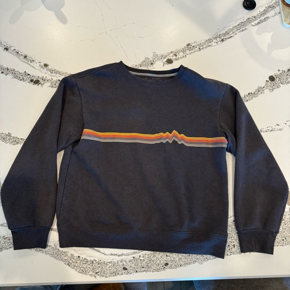 Patagonia Ridge Rise Stripe Uprisal Crew Sweatshirt - Picture 3 of 6